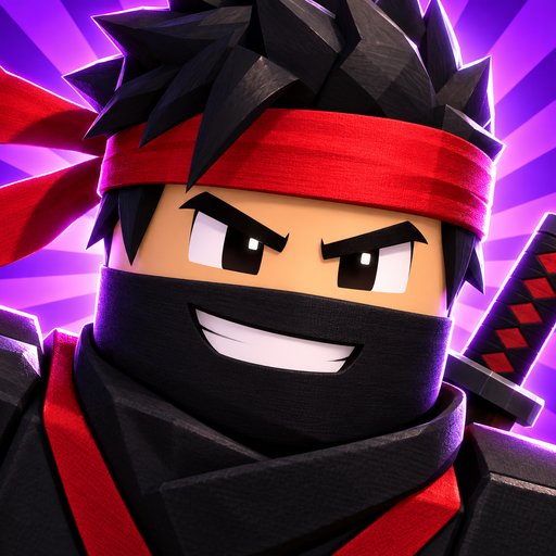 Anime games: a character close-up Roblox icon example