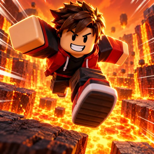 Obbies: the action Roblox icon example
