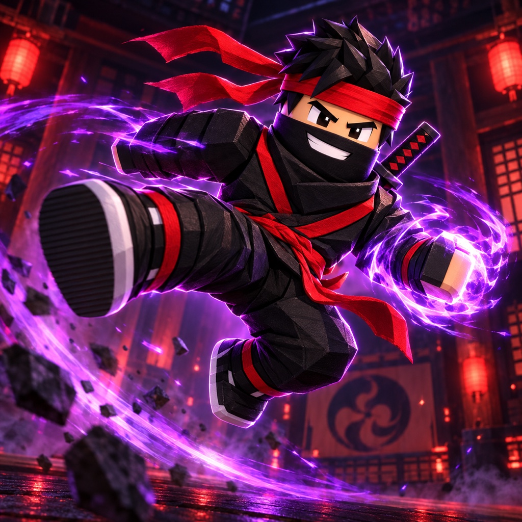 Action pose Roblox avatar GFX example