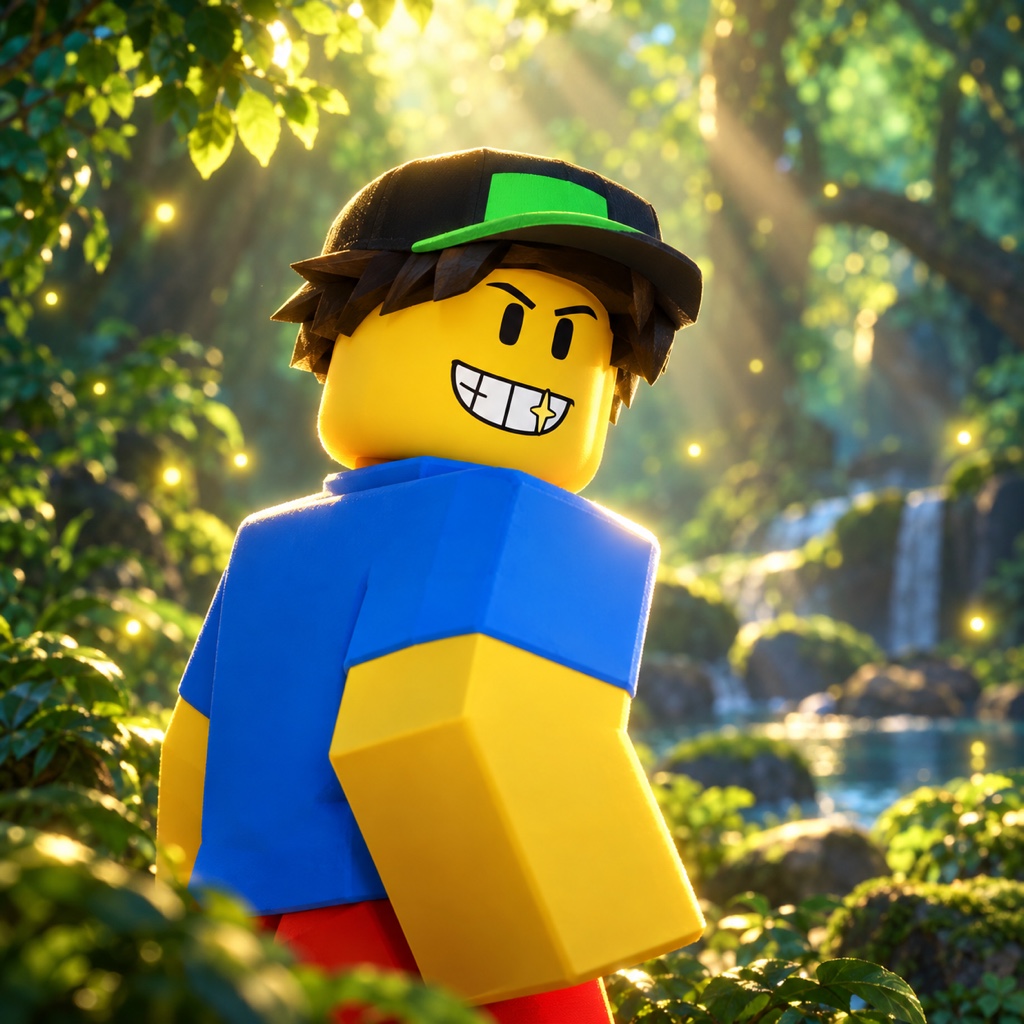 Profile portrait Roblox avatar GFX example