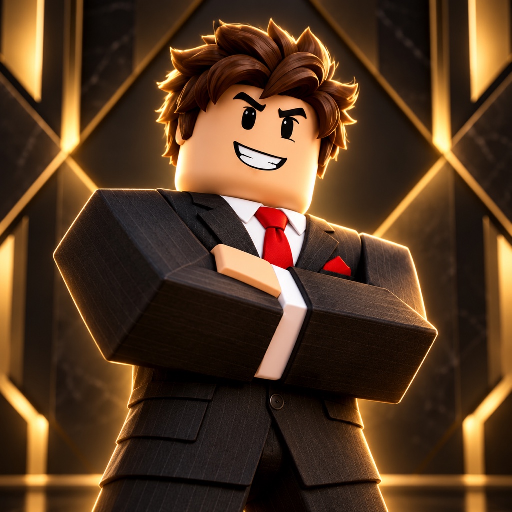 Crossed arms Roblox avatar GFX example