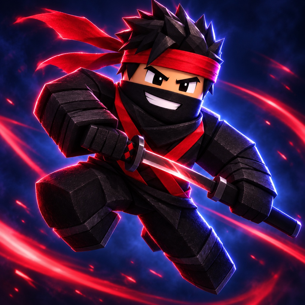 Action pose Roblox avatar GFX example
