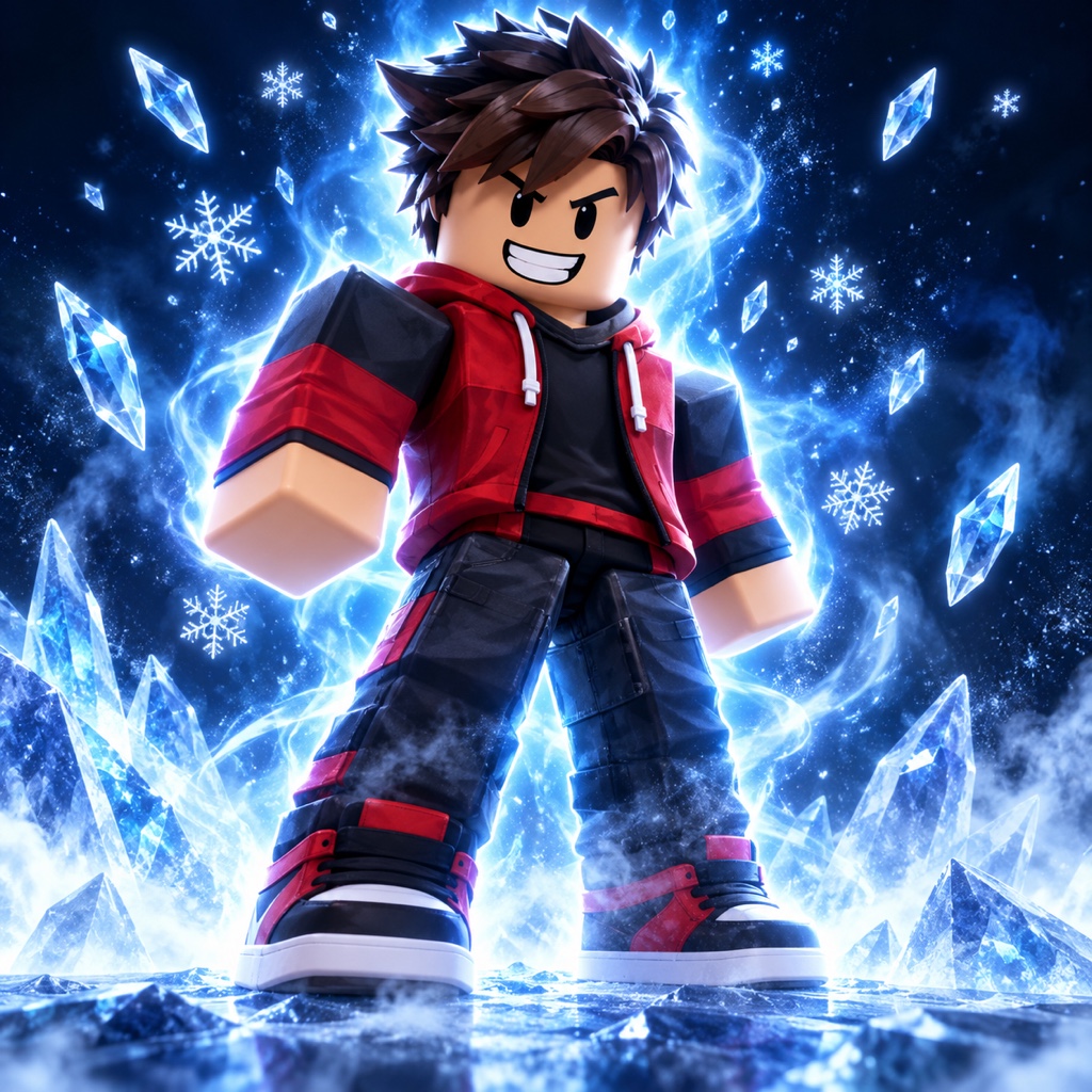 Power aura Roblox avatar GFX example